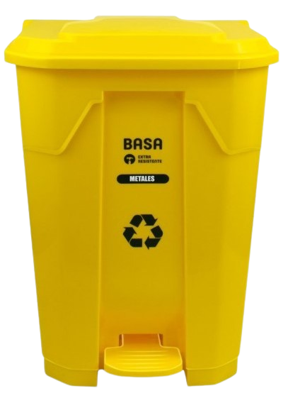 TACHO DE BIOSEGURIDAD AMARILLO DE PEDAL 30L - Shellcon Lima Perú